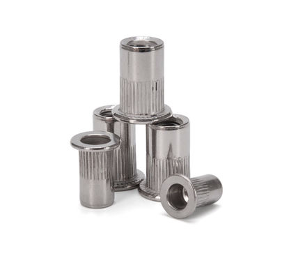 DIN Standard Zinc Plated Carbon Steel Flat Head Rivetnut Blind Rivet Nuts Threaded Insert Blend Nut для универсальных решений крепления