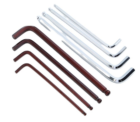 Хромообразованный Allen Hex Key Z и L Type Wrench 1,5 мм 2 мм 2,5 мм 3 мм 4 мм 5 мм 6 мм 8 мм 10 мм для поддержки OBM Taily OEM Silver