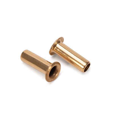 JIS Standard Brass Custom Copper Aluminum Hollow Tubular Rivet Uncoated Finish для промышленных применений