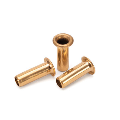 JIS Standard Brass Custom Copper Aluminum Hollow Tubular Rivet Uncoated Finish для промышленных применений