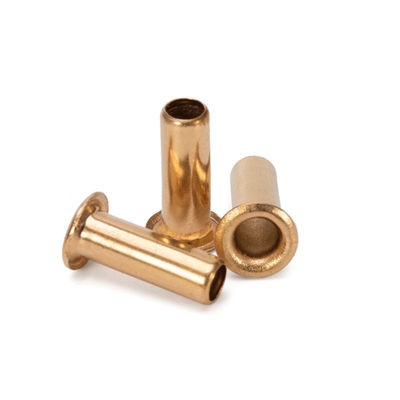 JIS Standard Brass Custom Copper Aluminum Hollow Tubular Rivet Uncoated Finish для промышленных применений