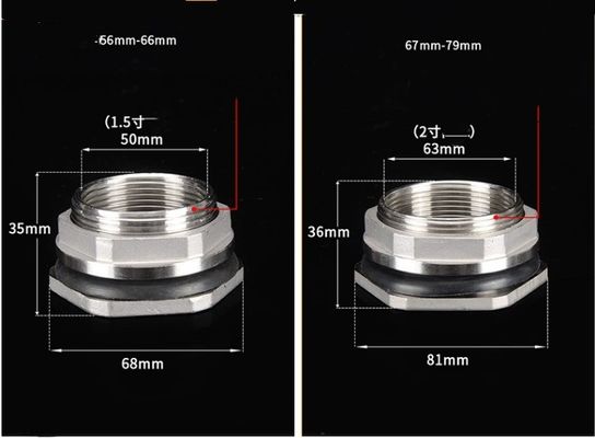 Поддержка на заказ 150lb из нержавеющей стали 304 водонагревательная переборка