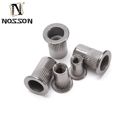 На складе оцинкованная отделка водонепроницаемая углеродистая сталь плоская голова круглый корпус натянутый слепой нить гайка M14 готовы к немедленной покупке