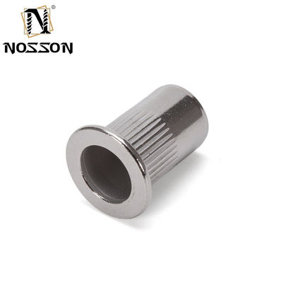 Instock M6 Half Hex Blind Rivet Nut Ss304 Синий белый цинк плоская голова шестиугольный нарезный орех для метрической системы измерений