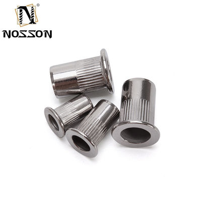 Instock M6 Half Hex Blind Rivet Nut Ss304 Синий белый цинк плоская голова шестиугольный нарезный орех для метрической системы измерений