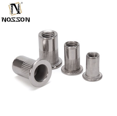 Метрическая гладкая отделка M3 CN1-CB-S Цилиндровый стальной нитный гайка с 20000 стандартным фланцем и вырезами из 304 нержавеющей стали