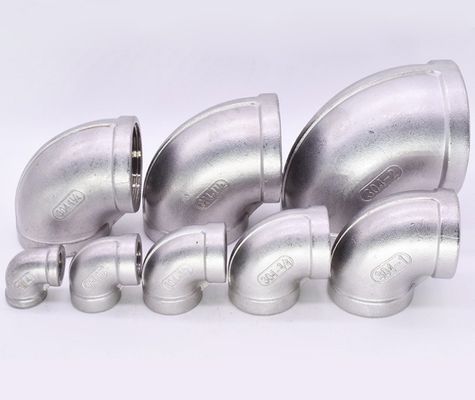 Нержавеющая сталь 304/316 90 градусов локоть класс 150 полировка женского к женскому PT RP BSPT NPT натянутые трубы для морской