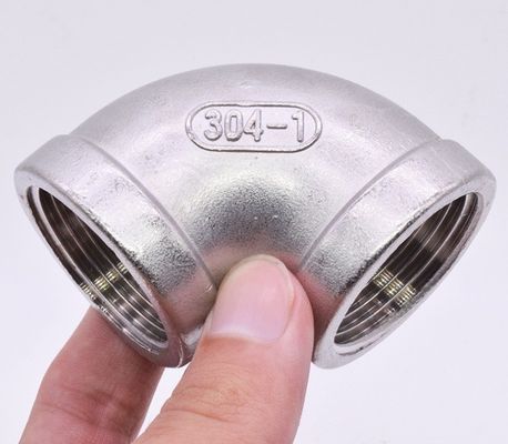 Нержавеющая сталь 304/316 90 градусов локоть класс 150 полировка женского к женскому PT RP BSPT NPT натянутые трубы для морской