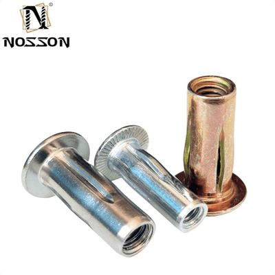 Медицинское обслуживание Метрическая Нержавеющая сталь Гальванизированная цинковая сталь Предварительно нагнетаемая нитеная вставка Сплошное тело вставка крестовый орех плюс орех Фонарь Нит орех