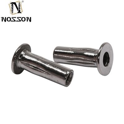 Медицинское обслуживание Метрическая Нержавеющая сталь Гальванизированная цинковая сталь Предварительно нагнетаемая нитеная вставка Сплошное тело вставка крестовый орех плюс орех Фонарь Нит орех