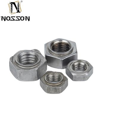 Никелевая отделка DIN929 Hex Weld Nuts M3-M16 для тяжелой промышленности из нержавеющей стали 304/316 GB Standard Alloy Steel