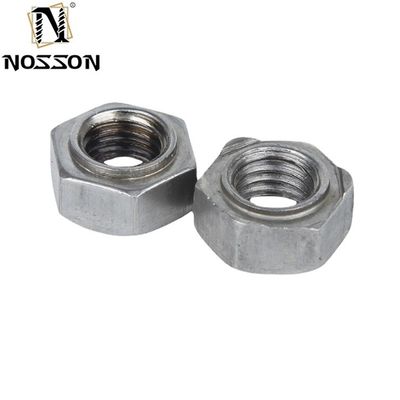 Никелевая отделка DIN929 Hex Weld Nuts M3-M16 для тяжелой промышленности из нержавеющей стали 304/316 GB Standard Alloy Steel