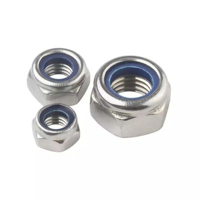 Углеродистая сталь самозаключающаяся гайка болт 3/8 5/16 1/4 10/32 Jam Nylon Lock Nuts от стандарта ANSI/ASME для долговечного крепления