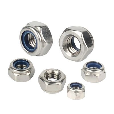 UNC Hex Nylon Insert Lock Nuts ASME B18 (Универсальные шестерковые нейлоновые вставные замокные орехи)16.6 Стандарт DIN для производства и производства автомобильной промышленности по доступным ценам