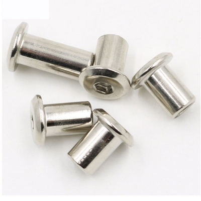ANSI/ASME Стандарт M3 M4 M5 M6 M8 M10 M12 1/4 3/8 5/16 Углеродистая плоская круглая головка шестеренная орех для мебели бочковой орех