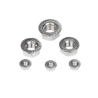 Цинковая облицовка JIS стандартная нержавеющая сталь шестеренная головка фланца гайка DIN6923 с имперской системой измерений