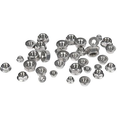 Цинковая облицовка JIS стандартная нержавеющая сталь шестеренная головка фланца гайка DIN6923 с имперской системой измерений