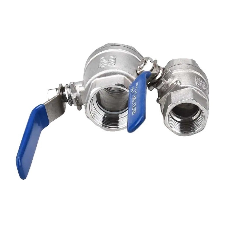 Нержавеющая сталь 304 316 шаровой клапан CF8M CF8 NPT BSPT нить 1pc для конструкции диафрагмы и промышленного черного