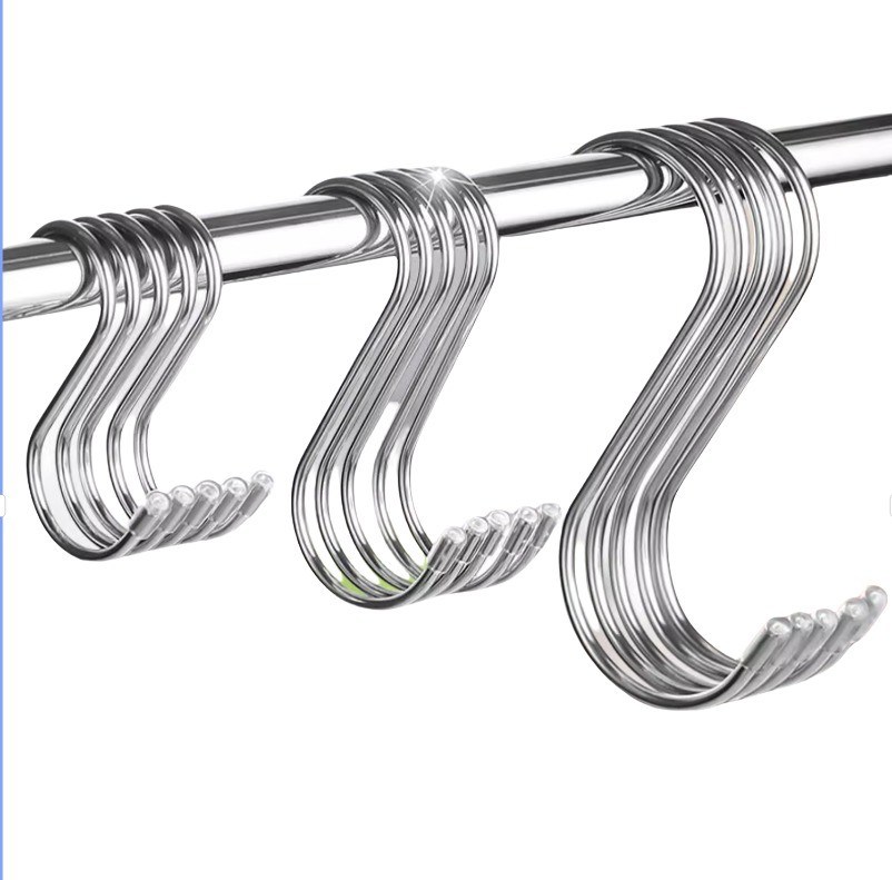 JIS стандартная система измерения INCH S-образные крюки железные вешалки кухня дверь задняя висячая экономия места дизайн