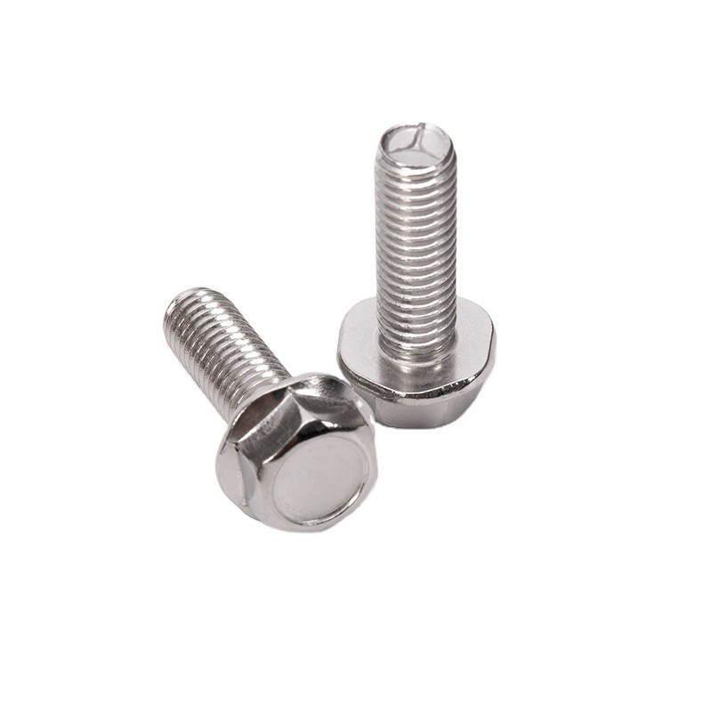 DIN Standard ZINC Finish Stainless Steel Hex Flange Bolt Fastener с вставкой A2-70/A4-80/304/316 класс