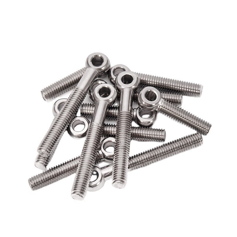 Нержавеющая сталь DIN Standard Swing Fish Round Eye Bolt и Wing Nut для подъемных приложений M2 M3 M4 M5 M10 M12 M24