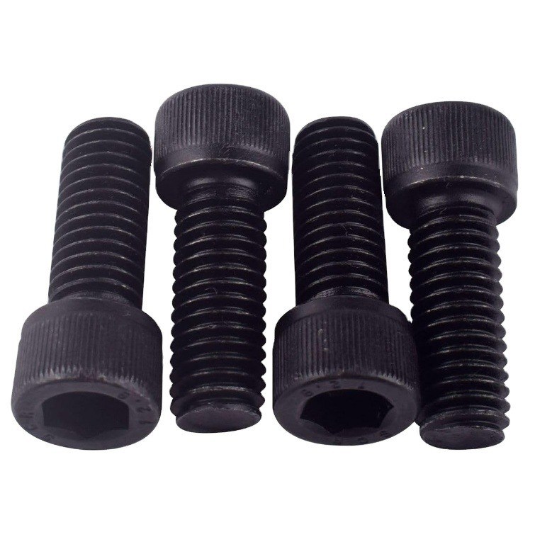 DIN Standard Black Oxide Hexagon Socket Screw M10 M12 100mm Hex Socket Head Cap Screws Allen Head Screw для промышленности