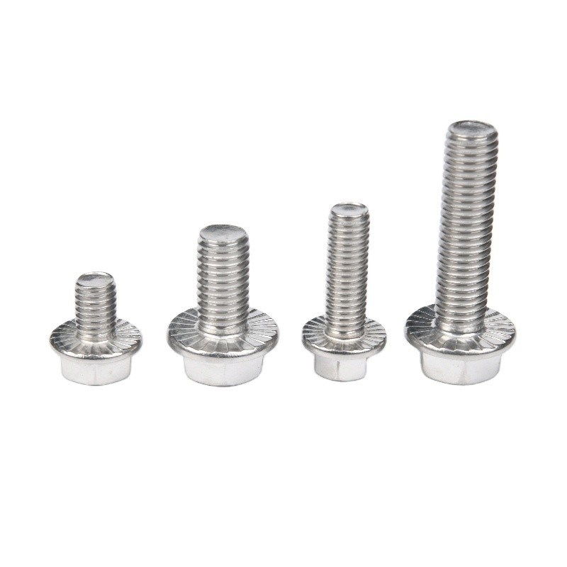 Покрытые цинком болты из углеродной стали M8 до M27 размера с простым отделением с шестигранным фланцем и стандартом 8.8/10.9/12.9