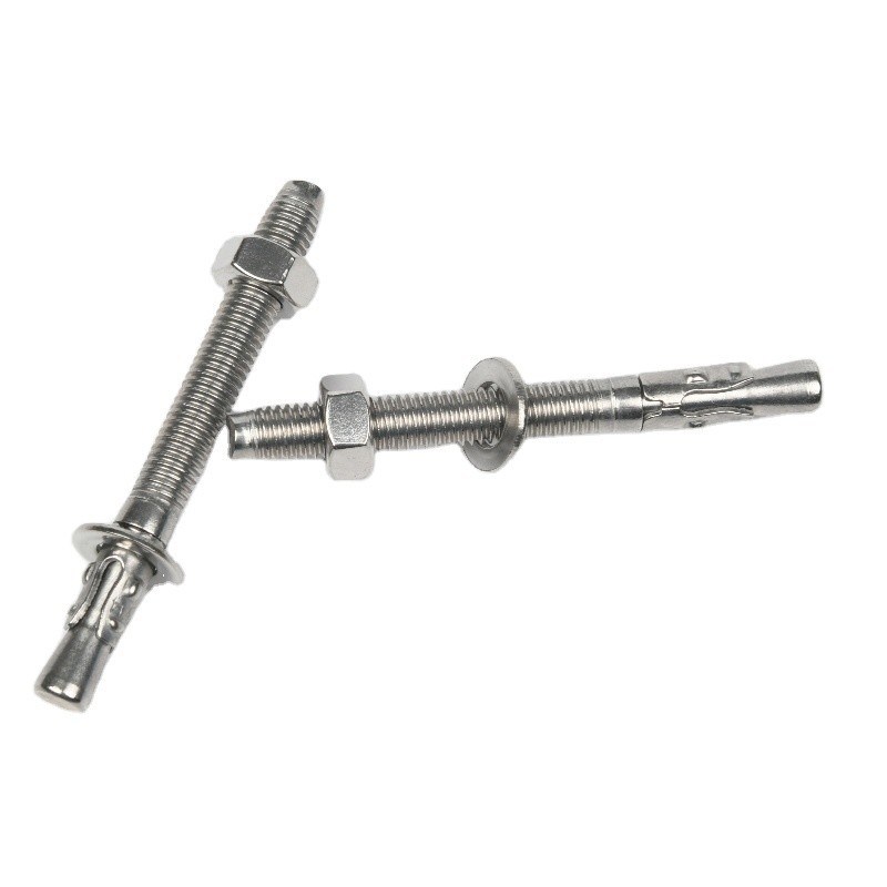 DIN Standard Silver Heavy Duty Wedge Type Expansion Anchor Through Bolts M6 x 60 для сильного крепления в условиях тяжелого грузового оборудования