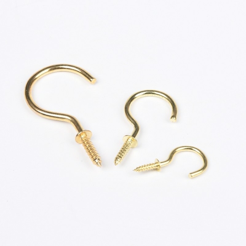 Нержавеющая сталь круглый крюк декоративные глазные болты M2.5 самонажатие винтов для INCH системы измерения