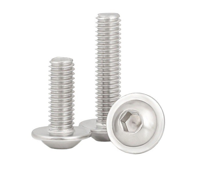 Нержавеющая сталь материал Pan Head INCH Измерительная система Фланцевый винт для тяжелых применений