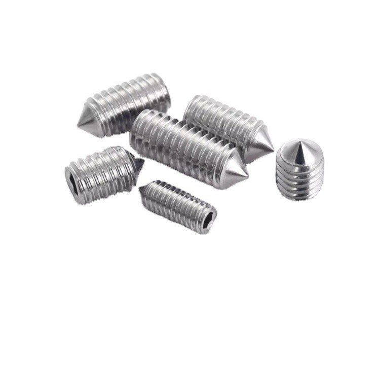 Pan Head Hexagon Allen Screw Flat Point OEM Brass Stainless Steel Hollow Screws с настраиваемым нейлоновым наконечником и простой отделкой