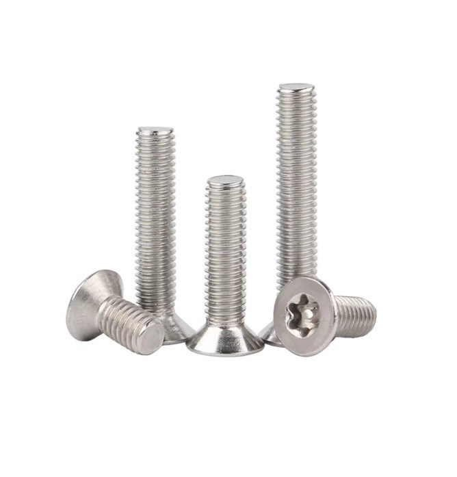 JIS стандартный защитный болт Плоская головка защитные винты Torx Pin Противоугонная машина винт M3 M4 M5 M6 Метрический стандарт