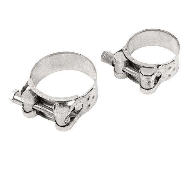 Поддержка ZINC Finish CJan Высокое давление SS304/SS316 Шланговый зажим с сильным зажим и одноприцепными болтами