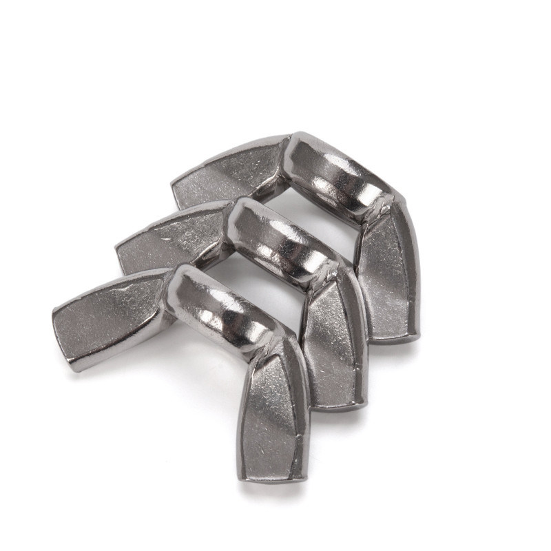 Метрическая очистка воды из нержавеющей стали 304 M3 M4 M5 M6 M8 M10 M12 M16 Бабочка Крылья Орехи Болт И Орех Дина Цинк Белые Крылья Орехи