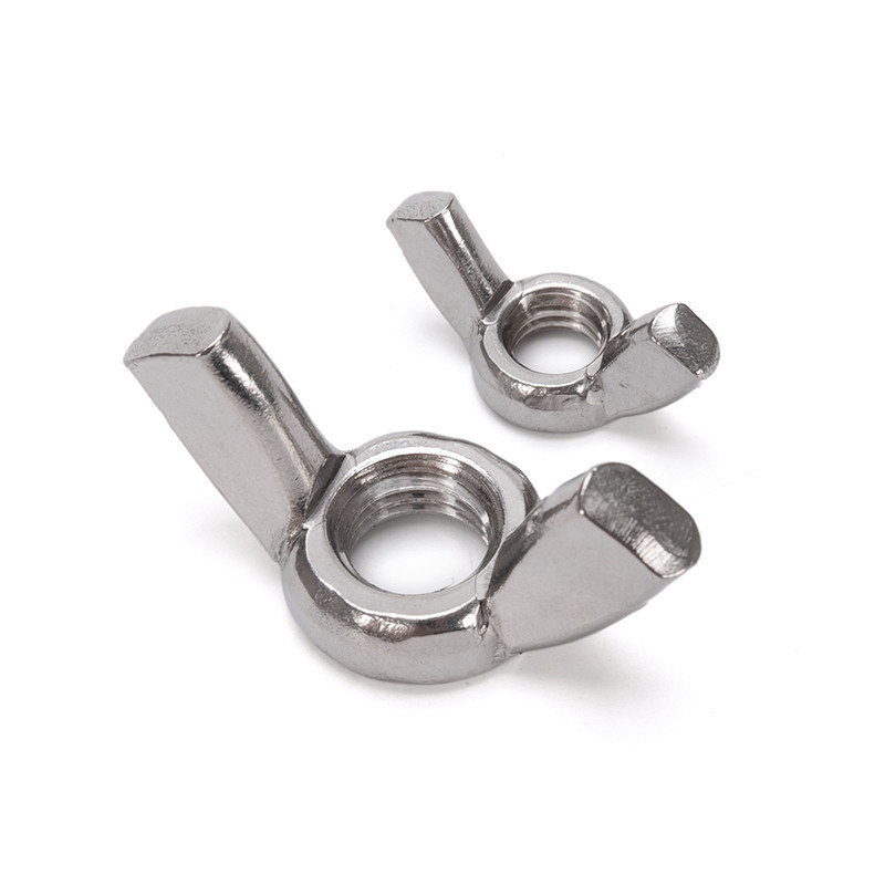 Система метрических измерений Крыловые орехи DIN315 M3 M4 M5 M6 M8 Нержавеющая сталь, непосредственно продаваемая для конкурентной розничной торговли