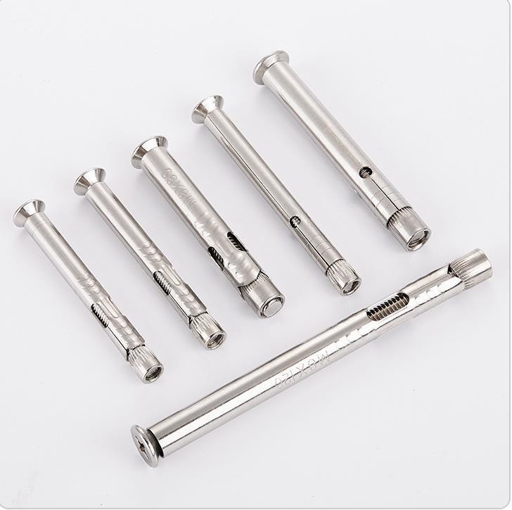 DIN Standard 304 из нержавеющей стали Countersunk Head Hex Socket Expansion Bolt Sleeve Anchors for Window or Door Frame Fixed in Silver