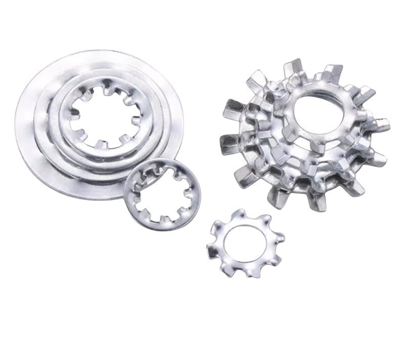 Черная отделка DIN6797J 304 из нержавеющей стали Внутренний зубчатый зубчатый замок для мытья M2-M30 для долговечных приложений здравоохранения