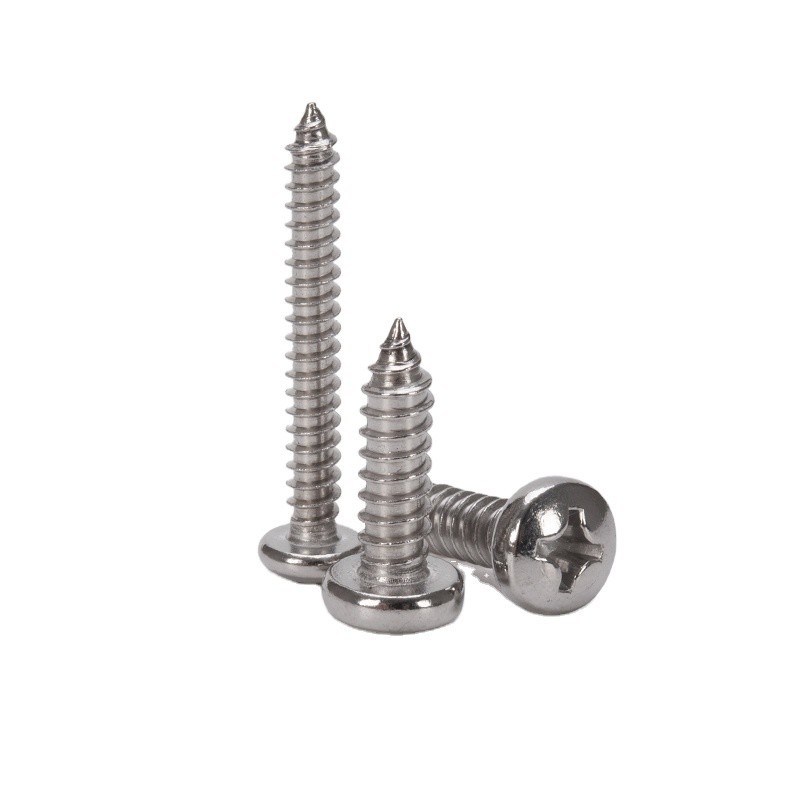 Нержавеющая сталь 304 Трусная кастрюля Грибная зонтичная голова Крестовый деревянный самонажатый винт с системой измерения INCH