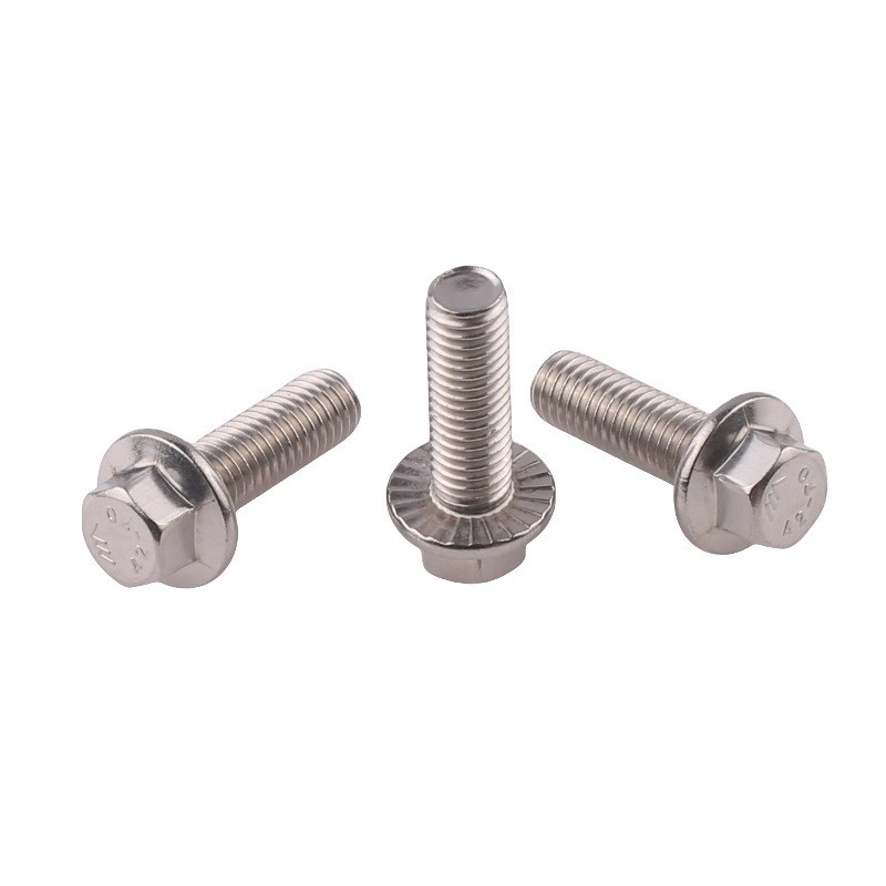Высококачественная цинковая покрытая сталь DIN6921 Flanges Hex Head Bolt M10 M12 M6 для тяжелых применений