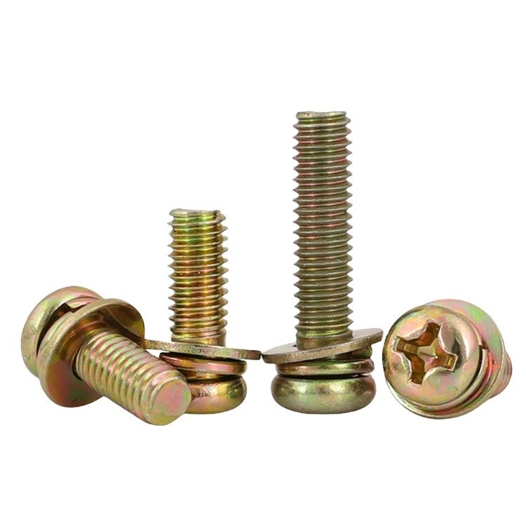 Система измерения INCH Pan Head Cross Screw Zinc M3 M4 M5 M6 с размерами 1,6-20 мм и хромированной отделкой