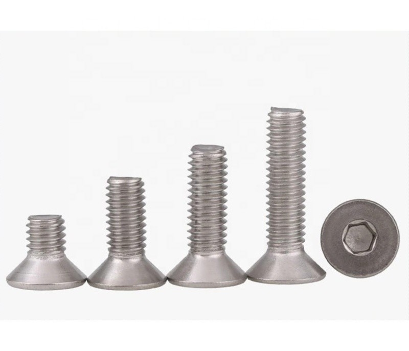 304 из нержавеющей стали Din7991 M3-M16 Countersunk Head Hexagon Socket Screw для стандартных дистрибьюторов крепежных устройств BS