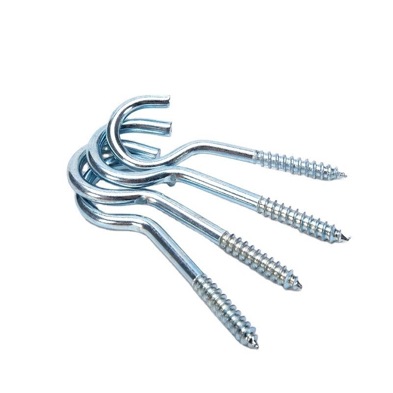 Сцинкованная отделка стальной глазной крючок деревянный винт самонакопной винт M1.6 M2 M2.5 M3 M4 M5 M6 M8 M10 M12 M14 M16 M20 и Продажа