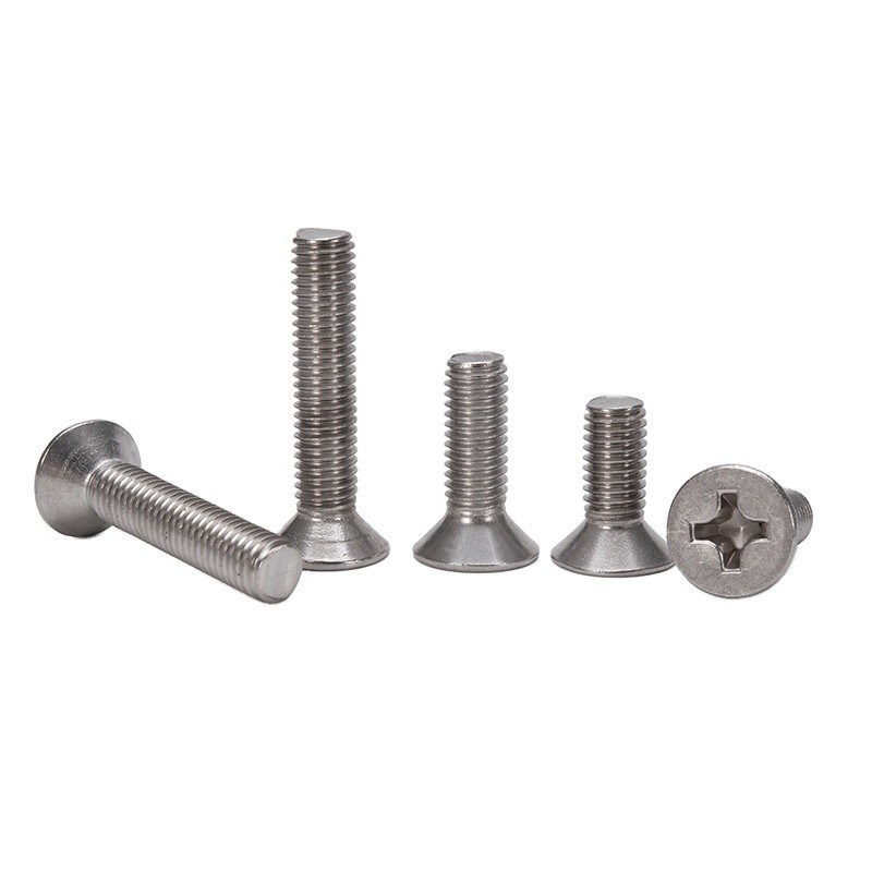 304 нержавеющая сталь перекрестный всасываемый контрзагруженный плоский винт с метрической системой измерений и стандартом JIS