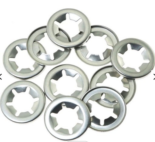 Простая отделка M12 Starlock Washer Внутренний зубной замок для нержавеющей стали 304 подшипниковой скобки и углеродистой стали стандарта JIS M12