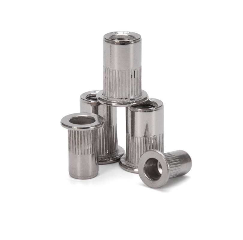 DIN Standard Zinc Plated Carbon Steel Flat Head Rivetnut Blind Rivet Nuts Threaded Insert Blend Nut для универсальных решений крепления
