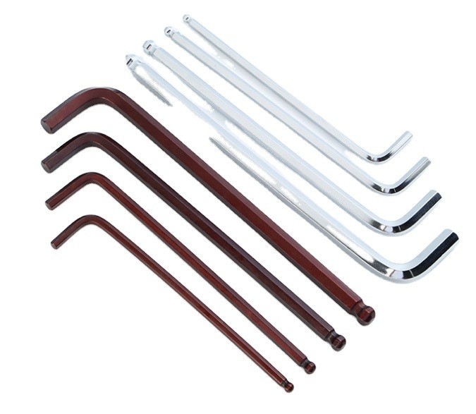 Хромообразованный Allen Hex Key Z и L Type Wrench 1,5 мм 2 мм 2,5 мм 3 мм 4 мм 5 мм 6 мм 8 мм 10 мм для поддержки OBM Taily OEM Silver