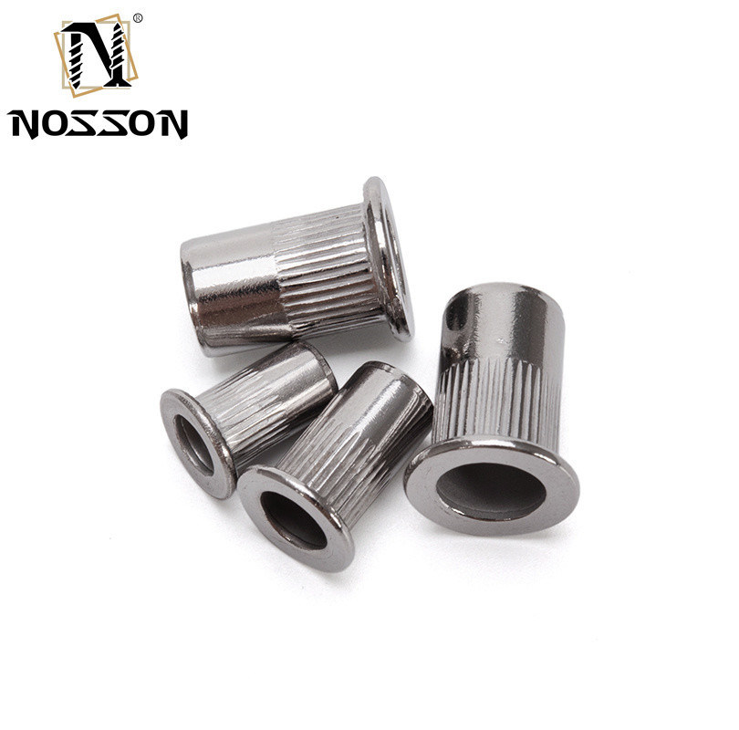 M6 Метрическая система измерений Желтый Цинковый Платенированный Круглые Алюминиевые Натки Круглые Натки Стандартный DIN для различных применений