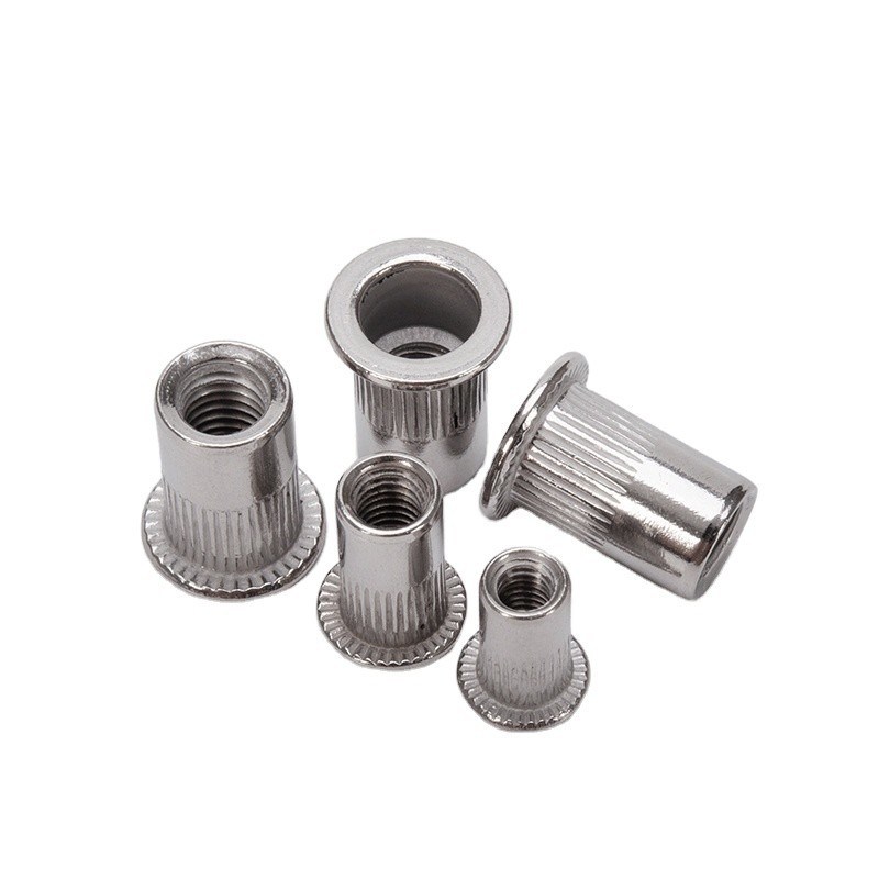 Метрическая 304 нержавеющая сталь плоская голова карбостейл галванизация M5 M6 M8 Нит Nut для очистки воды Применение от крепежного устройства