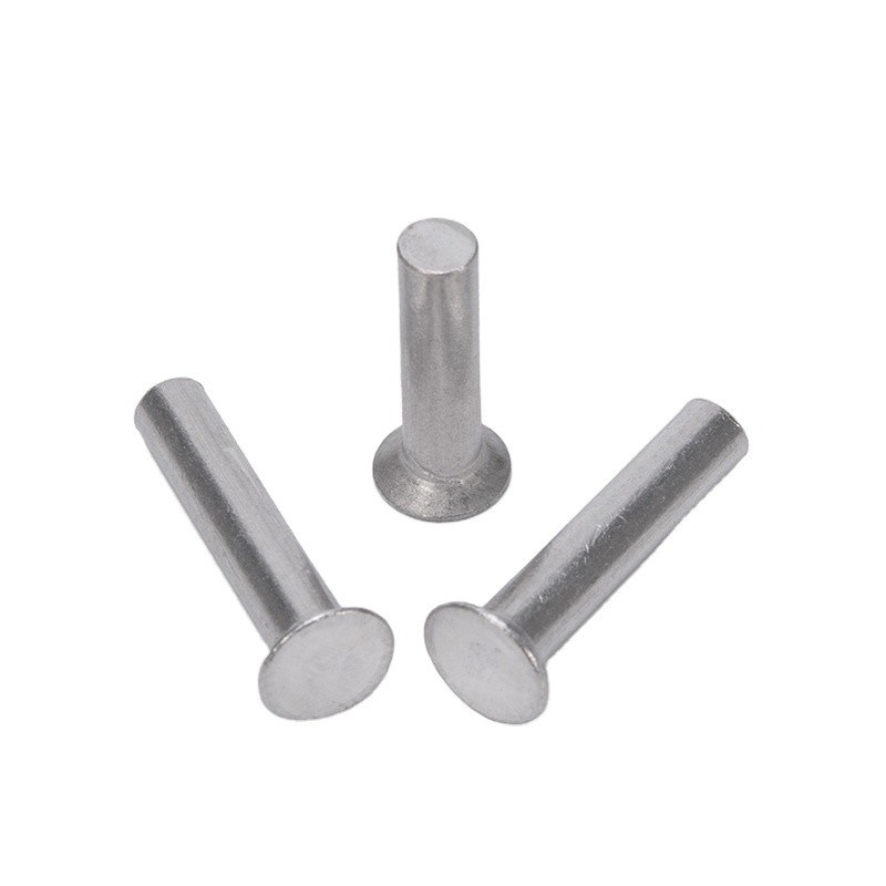 Яркая отделка Алюминий M2 M2.5 M3 M4 M5 M6 Диаметр ствола GB869 Плоская голова Пунк с погруженной головой