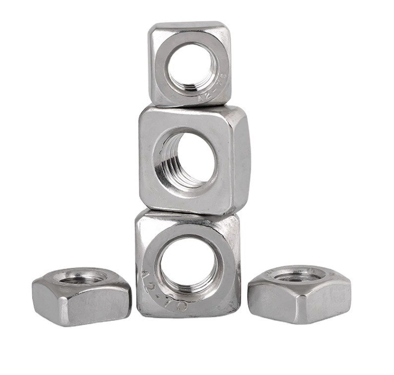 Черный оксид Окончание из нержавеющей стали M3 M5 M6 M12 Орех Малый боковой болт и орехи 316 Countersunk Head Square Nuts ANSI Standard